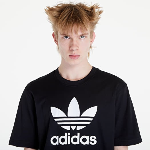 T-shirts adidas Adicolor Trefoil Tee Black | Queens