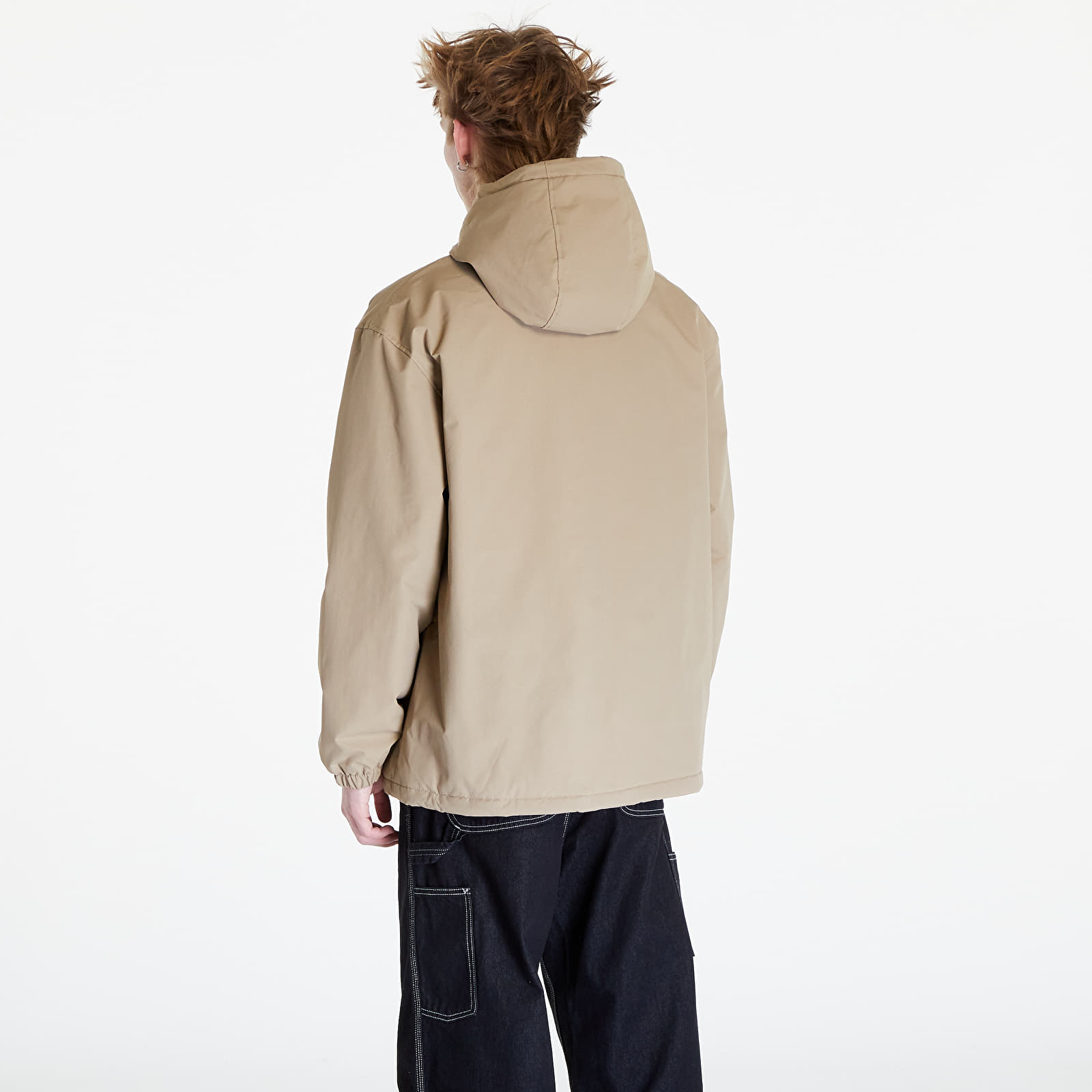 Jackets Carhartt WIP Hooded Coach Jacket UNISEX Leather/ Black