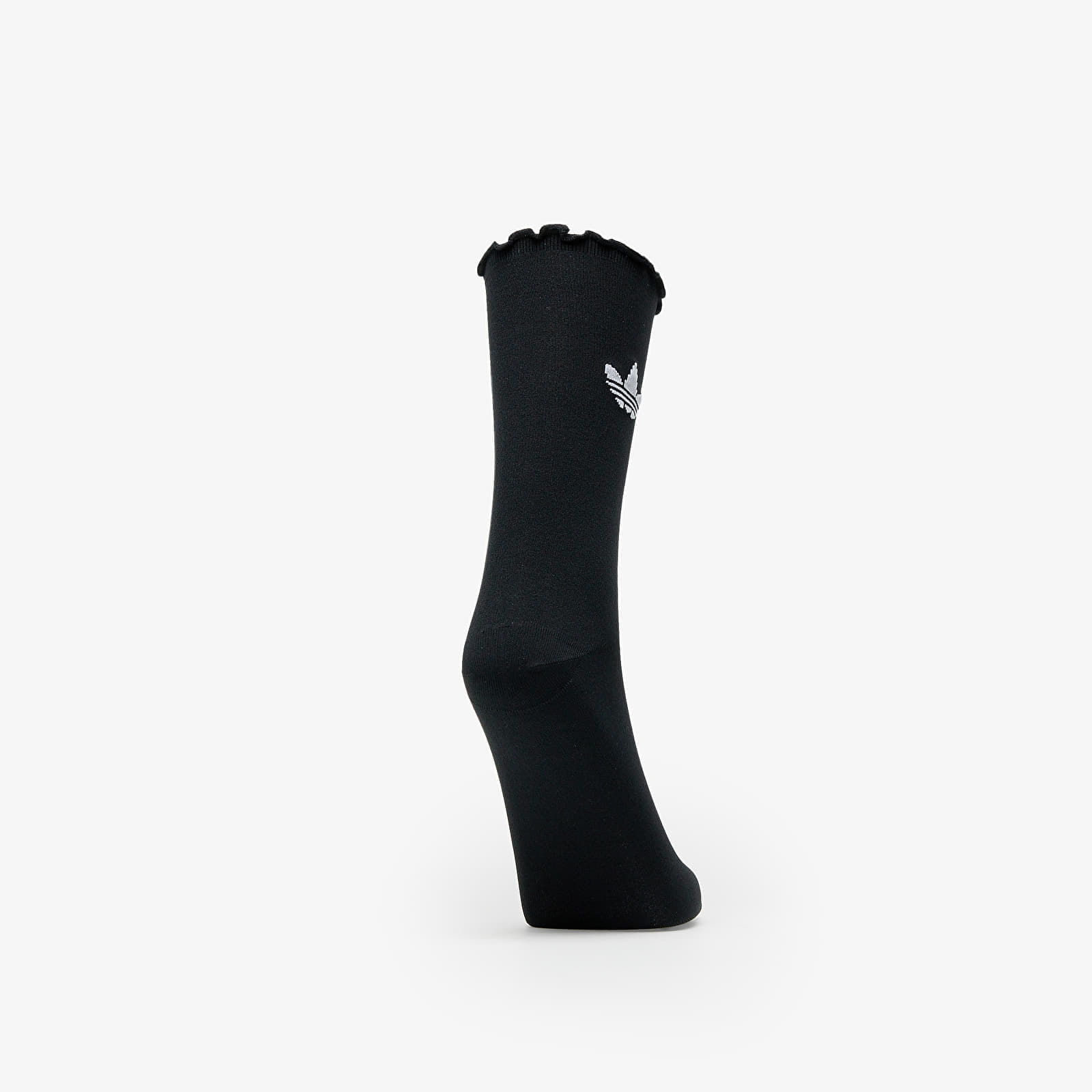 Socks adidas Semi-Sheer Ruffle Crew Socks 2-Pack White/ Black