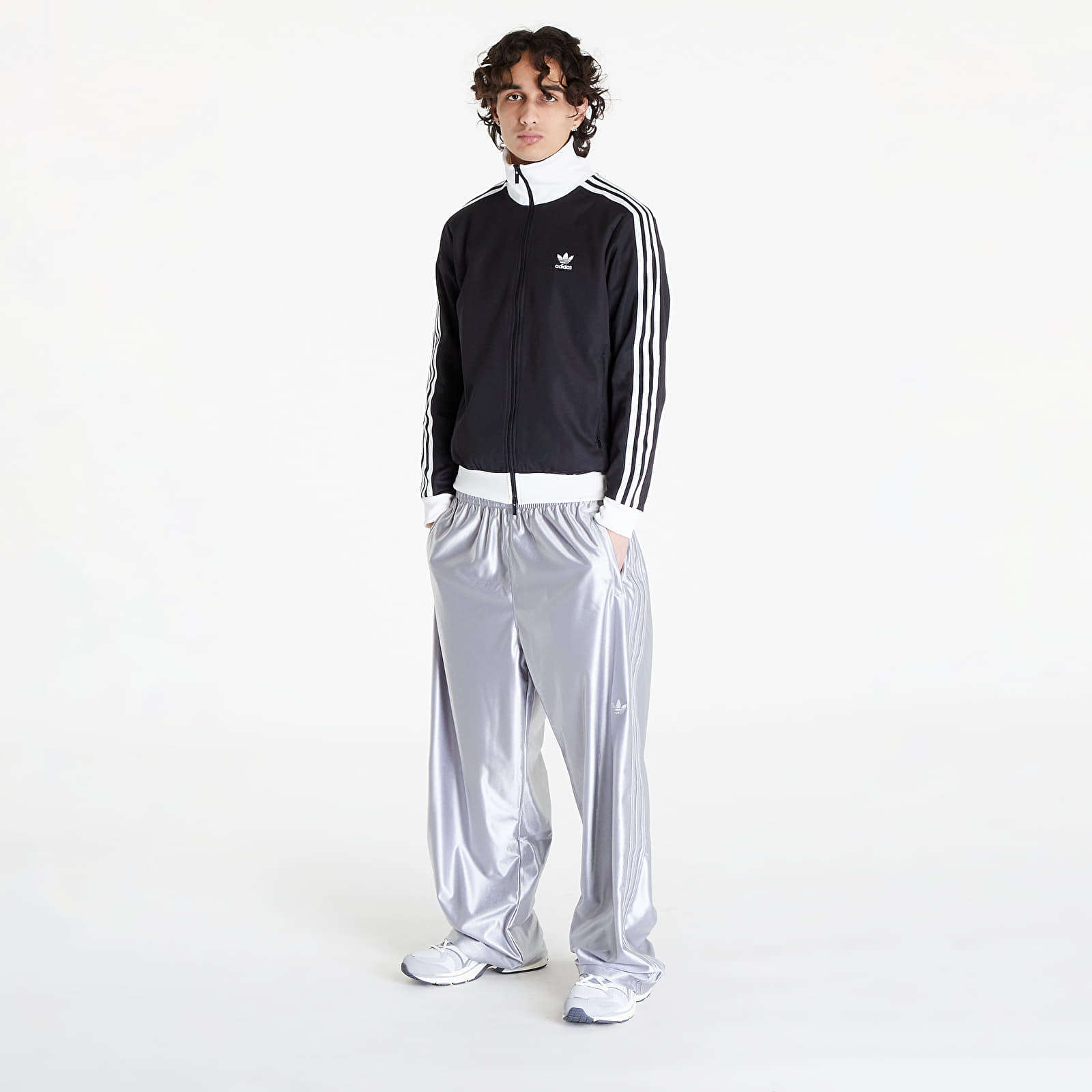Adidas beckenbauer sweatshirt schwarz shop
