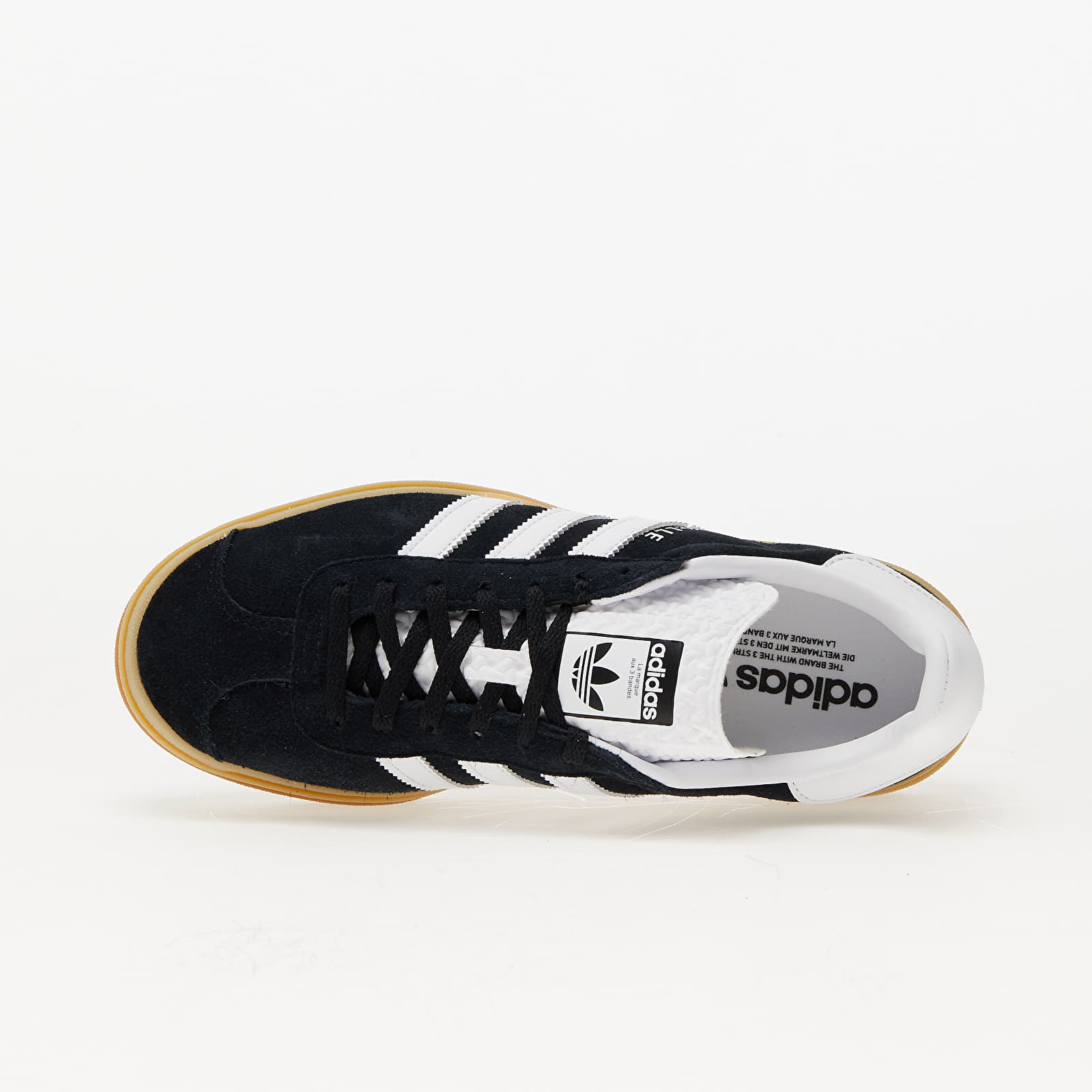 Naiste tossud ja kingad adidas Originals Gazelle Bold W Core Black/ Ftw White/ Ftw White