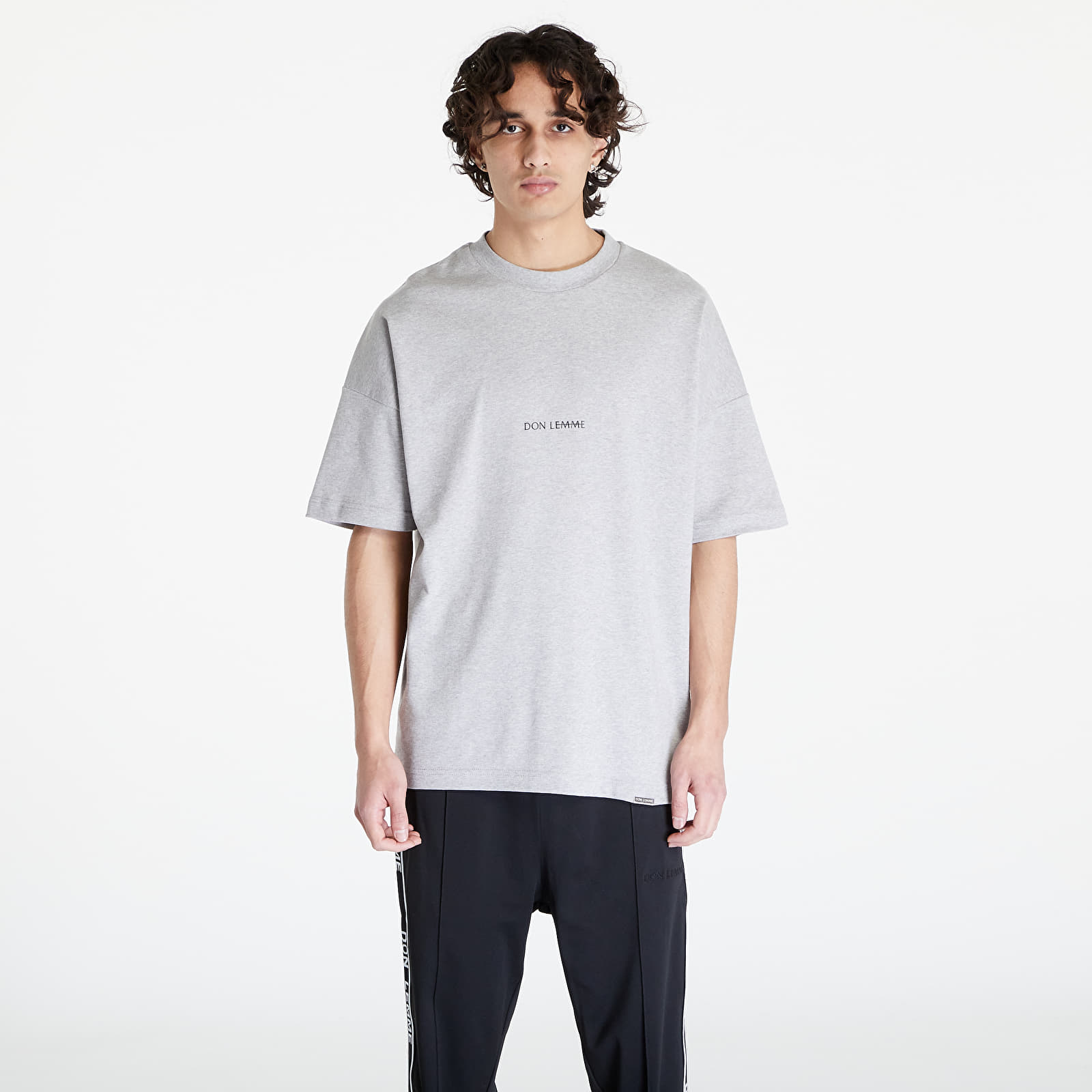 majice kratkih rukava Don Lemme Quality Oversized T-Shirt Grey