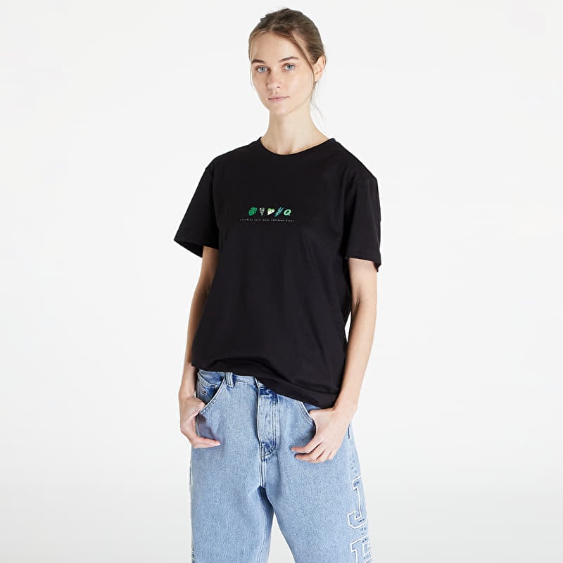 Tričko Queens Rostliny Jsou Moje Oblíbená Barva T-Shirt UNISEX Black