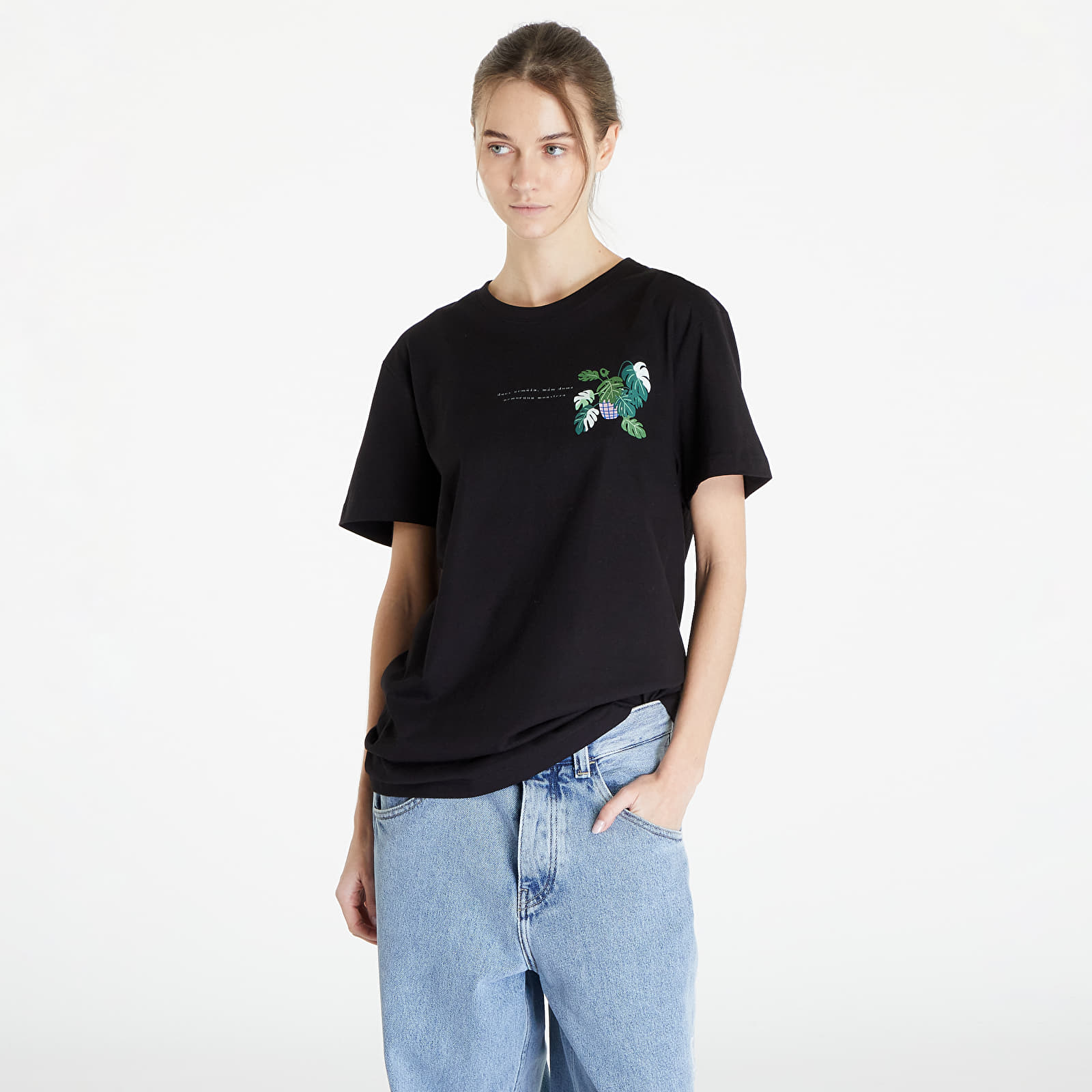 Majice Queens Mám Doma Nemocnou Monsteru T-Shirt UNISEX Black