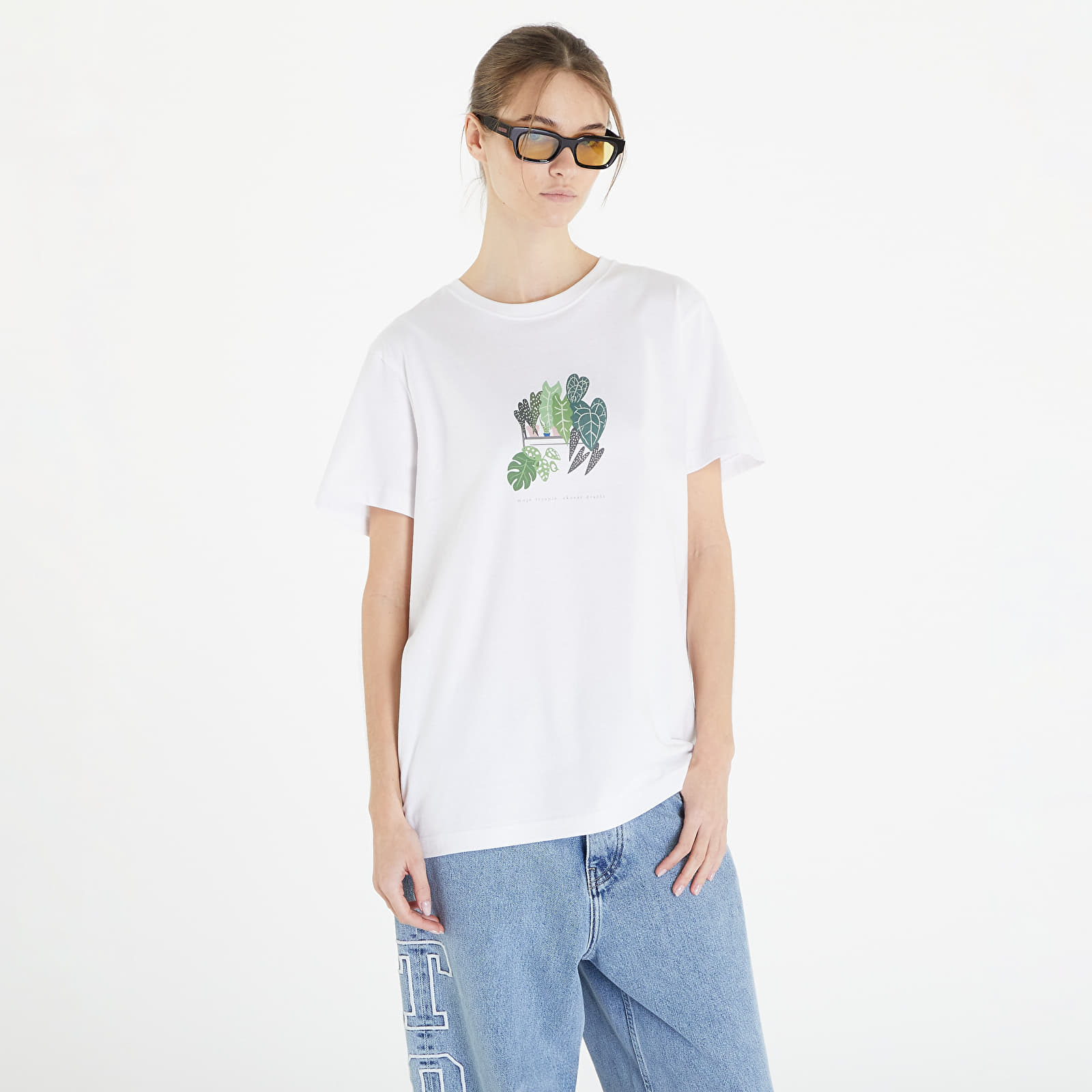 T-shirts Queens Moje Terapie, Akorát Dražší T-Shirt UNISEX White