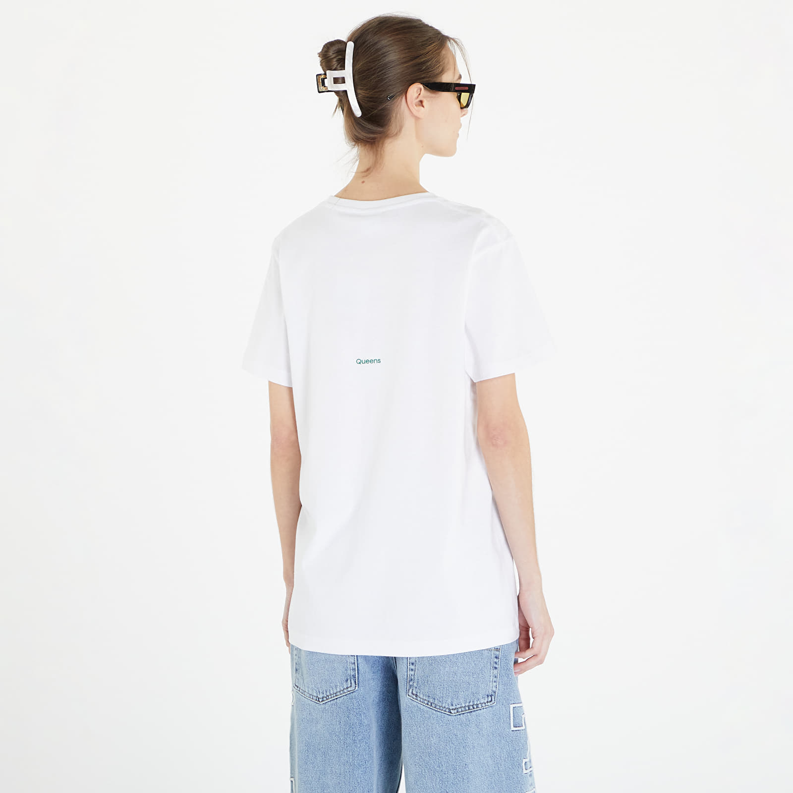 T-shirts Queens Moje Terapie, Akorát Dražší T-Shirt UNISEX White