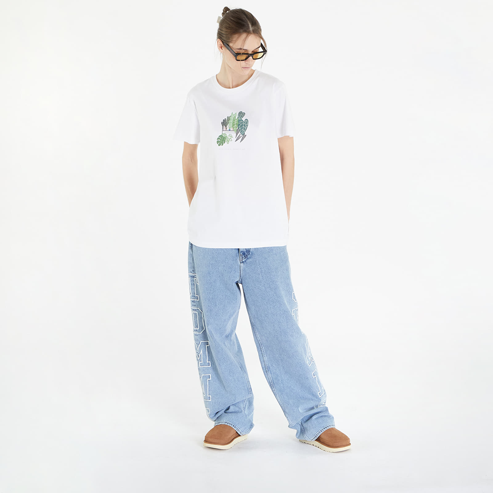 T-shirts Queens Moje Terapie, Akorát Dražší T-Shirt UNISEX White