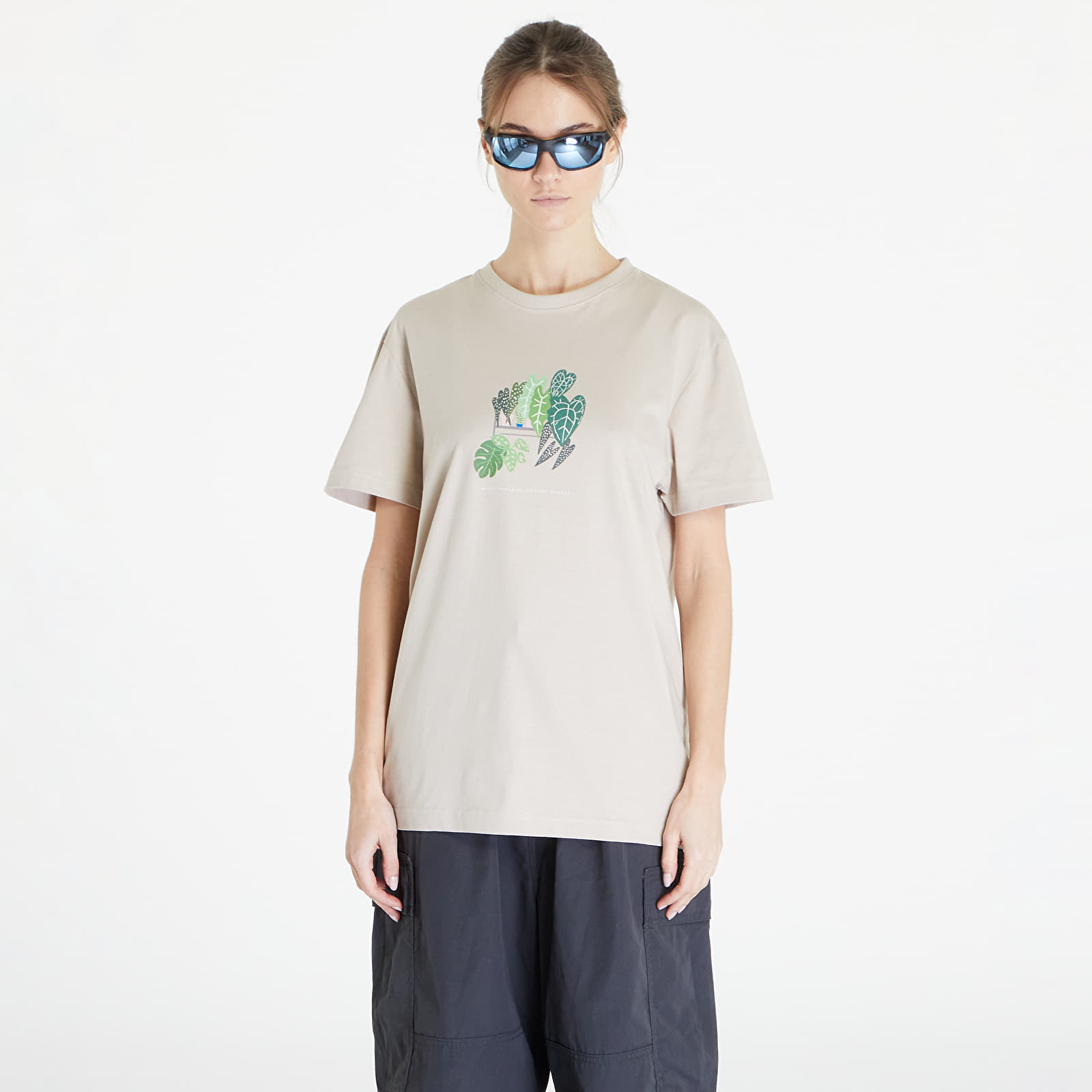T-shirts Queens Moje Terapie, Akorát Dražší T-Shirt UNISEX Taupe