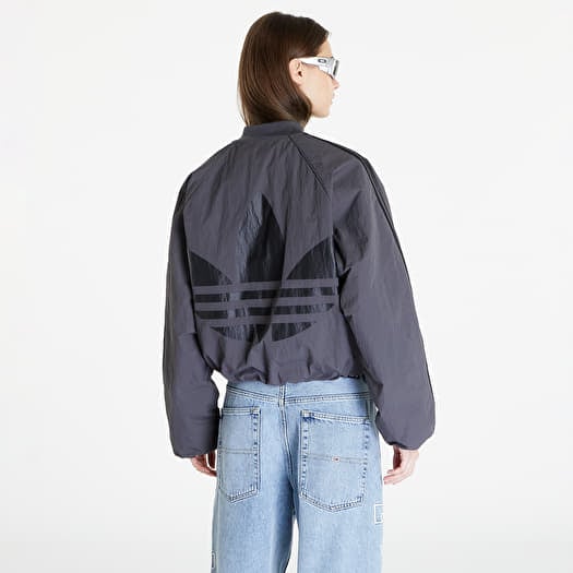 Bomber jackets adidas Back Trefoil Oversized Sst Jacket Grey Six Queens