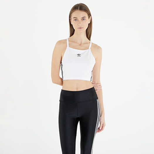 Crop top adidas blanc online