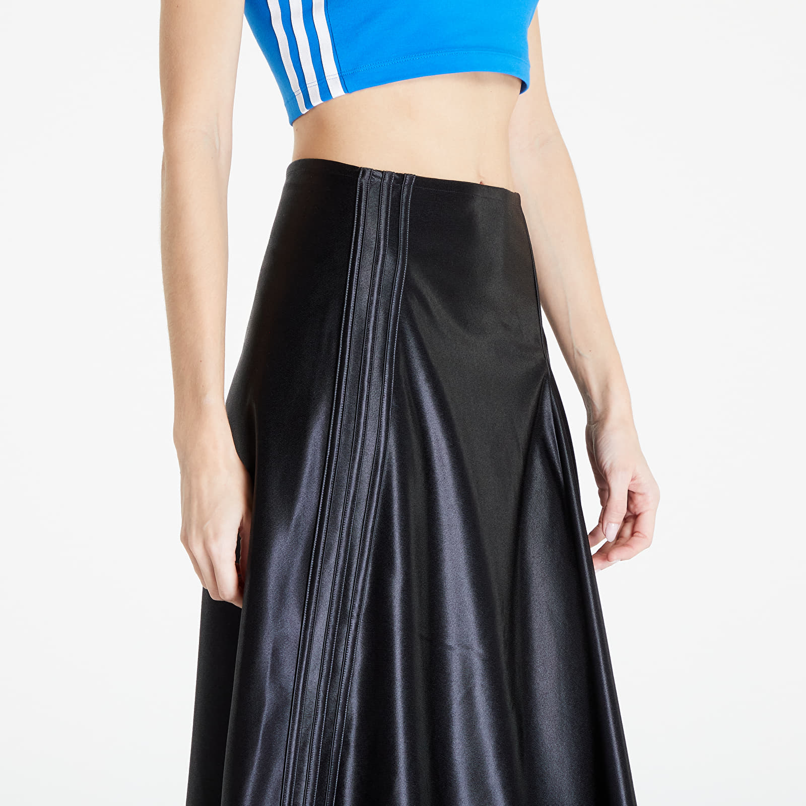Sukne adidas Satin Skirt Black
