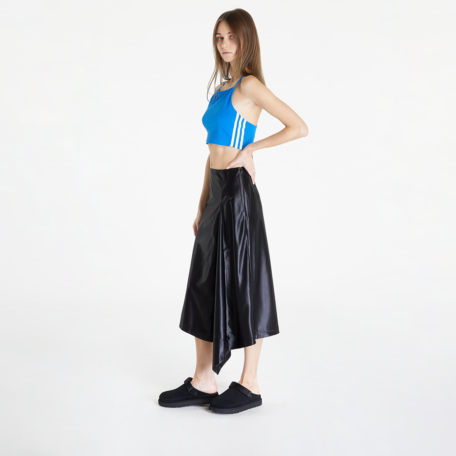 Sukne adidas Satin Skirt Black