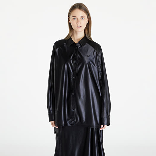 Košile adidas Satin Shirt Black