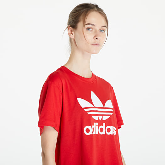 T-shirts adidas Trefoil Tee Boxy Better Scarlet | Queens