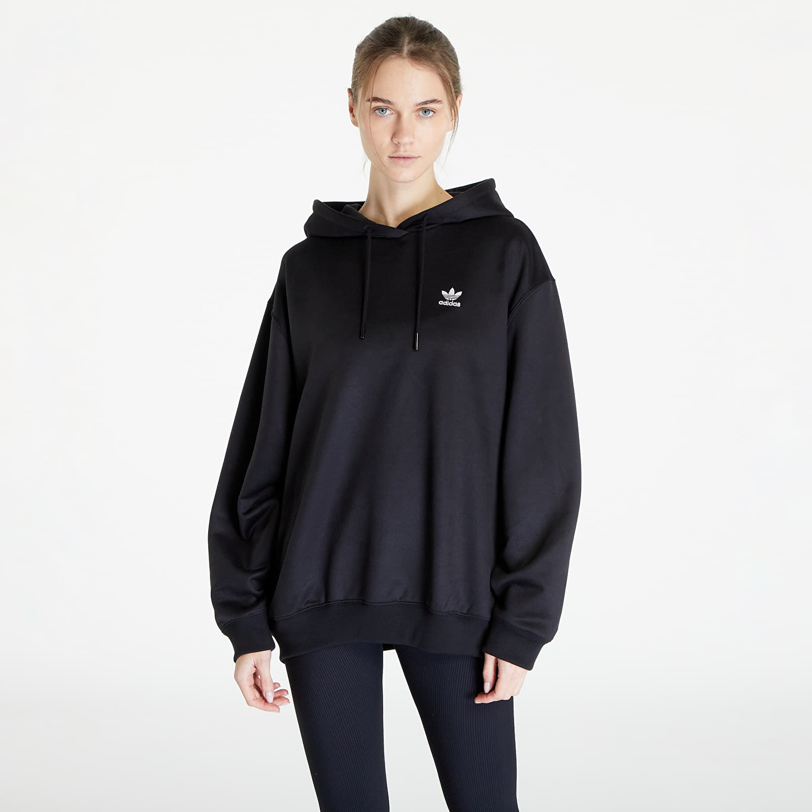 Black adidas trefoil hoodie women's new arrivals