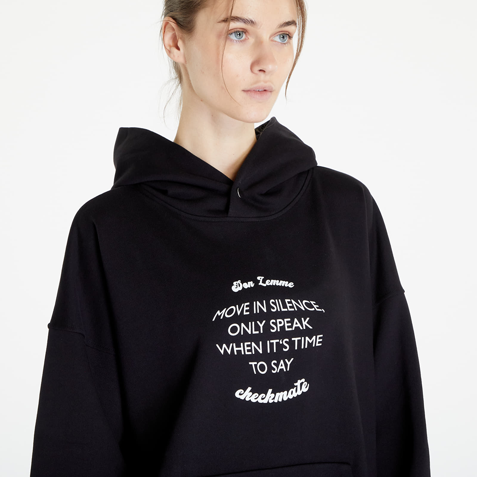 Hoodies and sweatshirts Don Lemme Silence Hoodie UNISEX Black Queens