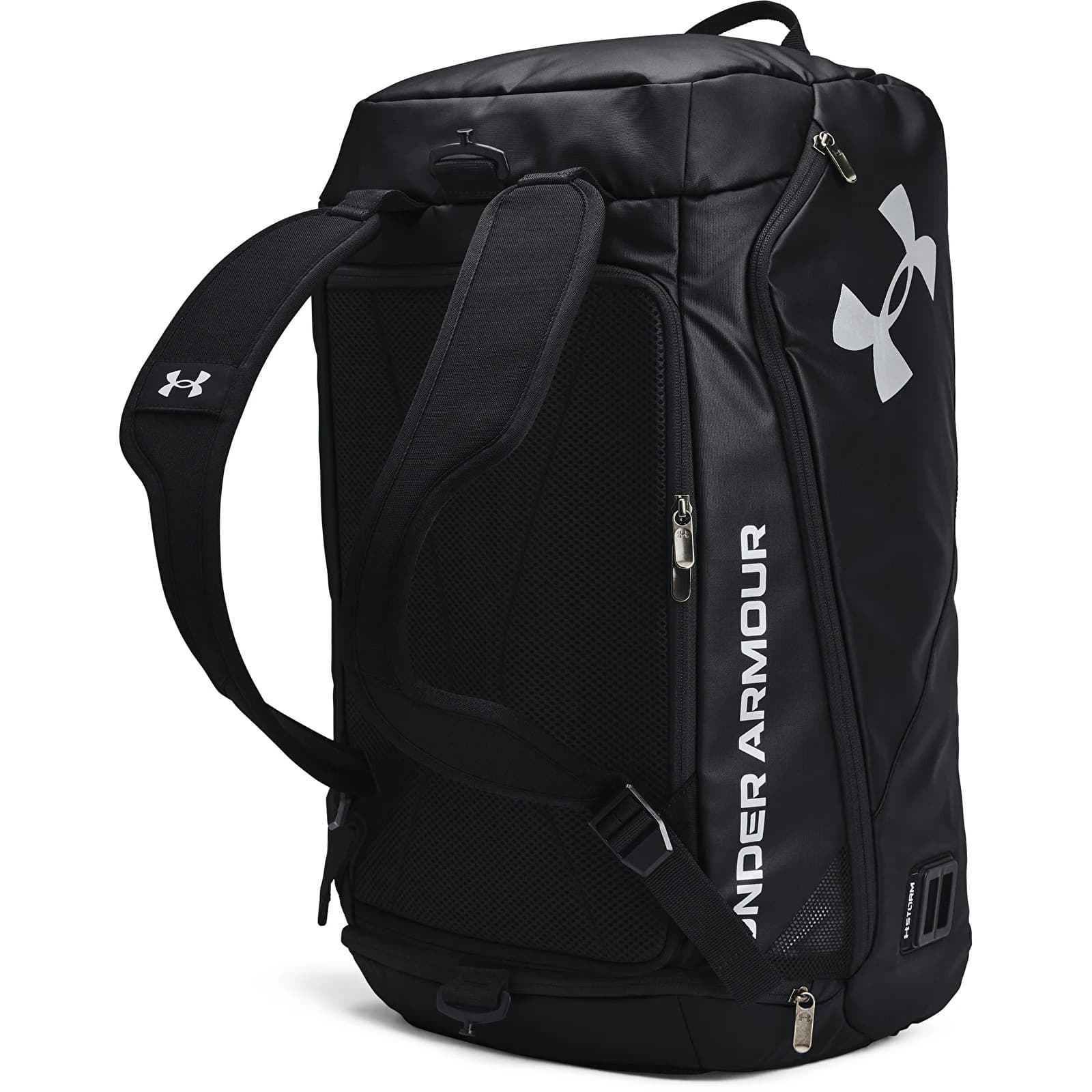 Sacs à bandoulière Under Armour Contain Duo SM Duffle Black/ Metallic Silver