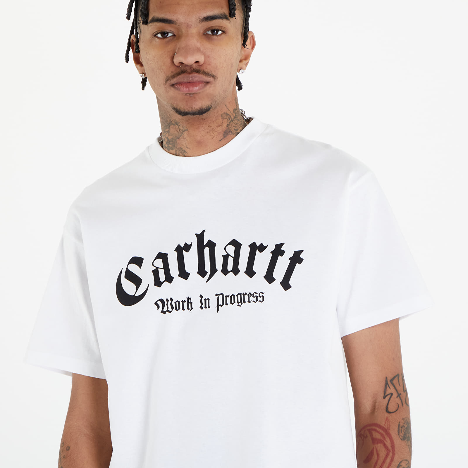 Trička Carhartt WIP Short Sleeve Onyx T-Shirt UNISEX White/ Black
