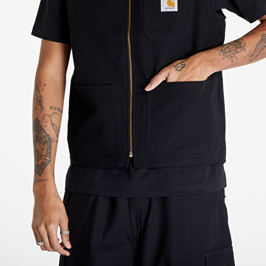 Vests Carhartt WIP Arbor Vest UNISEX Black Rigid | Queens