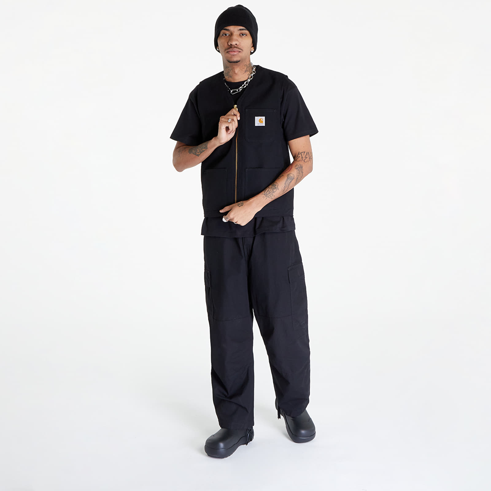 Vests Carhartt WIP Arbor Vest UNISEX Black Rigid