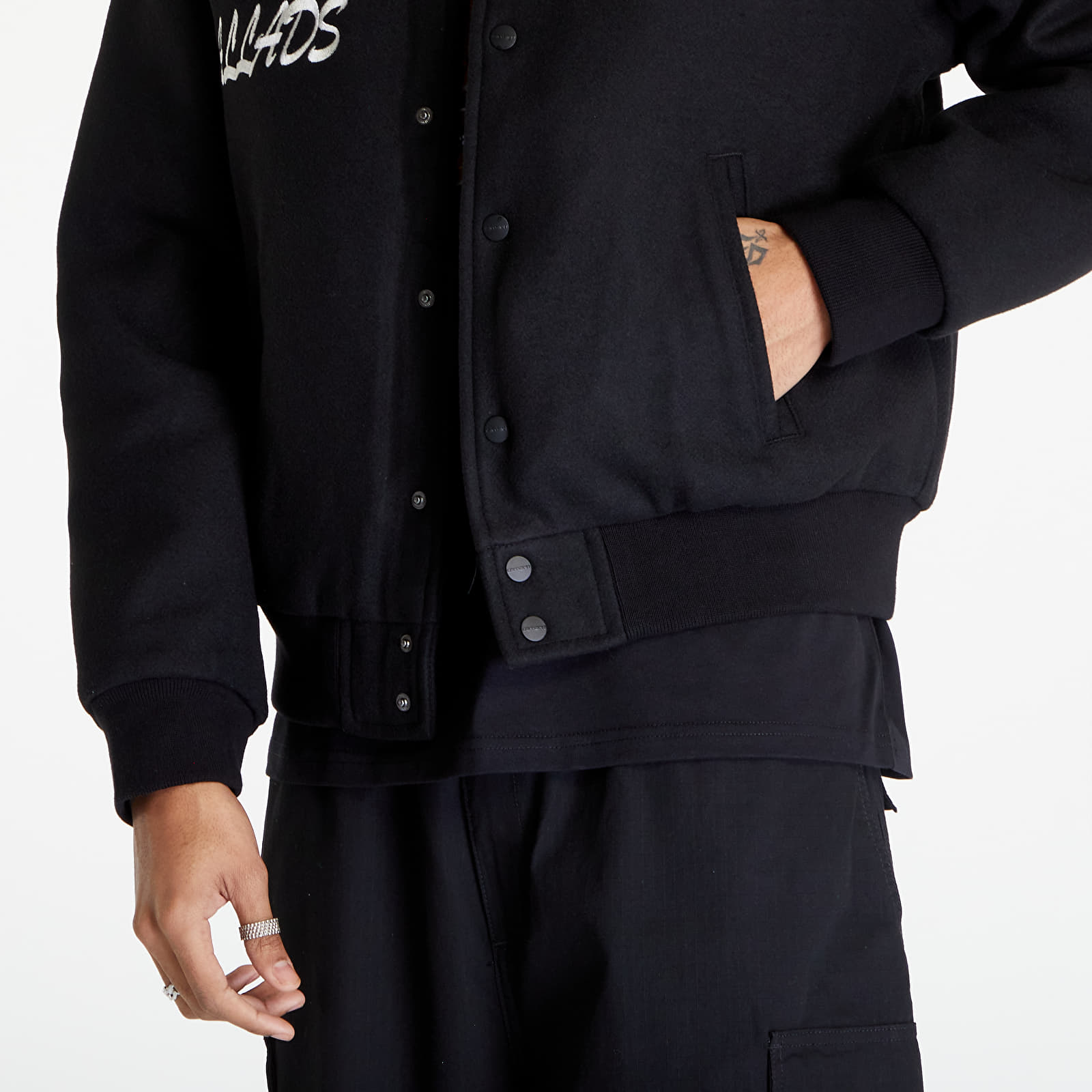 Bomber jackets Carhartt WIP Work Varsity Bomber UNISEX Black