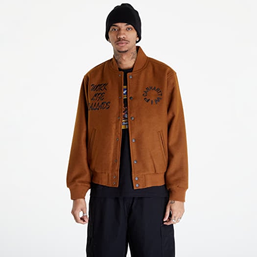 Bomber Carhartt WIP Work Varsity Bomber UNISEX Deep Hamilton Brown