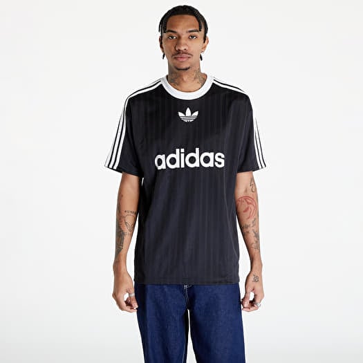 Tricou adidas Adicolor Poly Short Sleeve Tee Black/ White