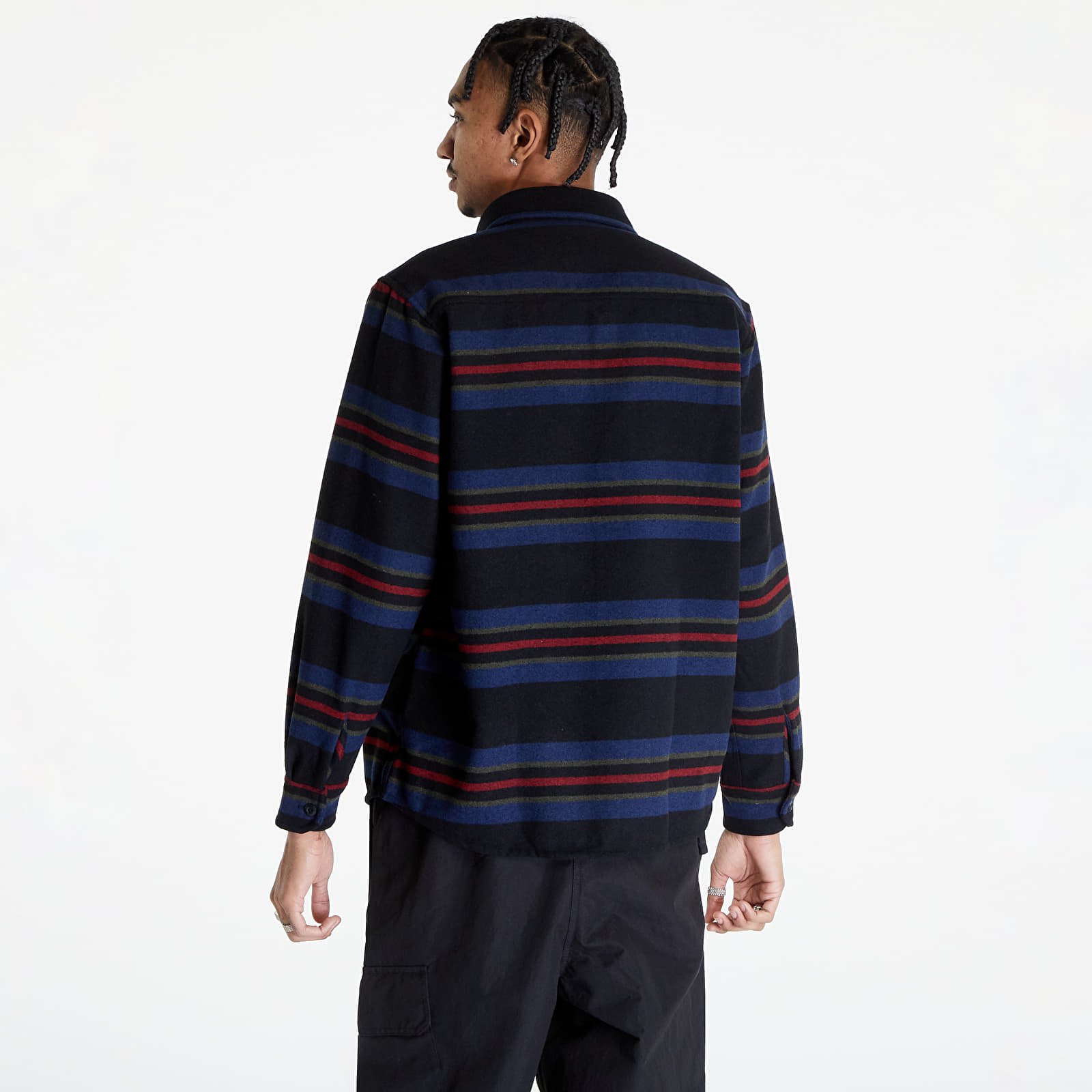 Meeste särgid Carhartt WIP Oregon Shirt Jac UNISEX Starco Stripe/ Black