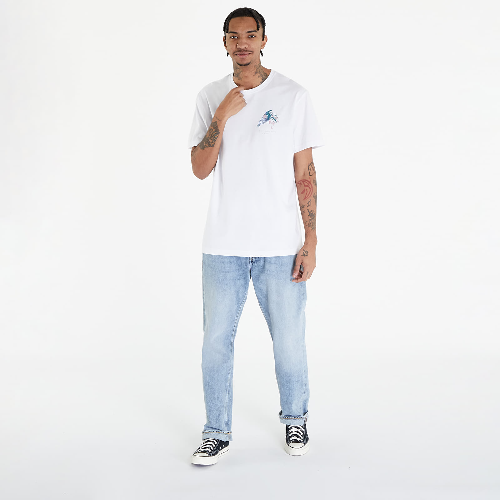 T-shirts Queens Dej Mi Radši Kytku V Květináči T-Shirt UNISEX White