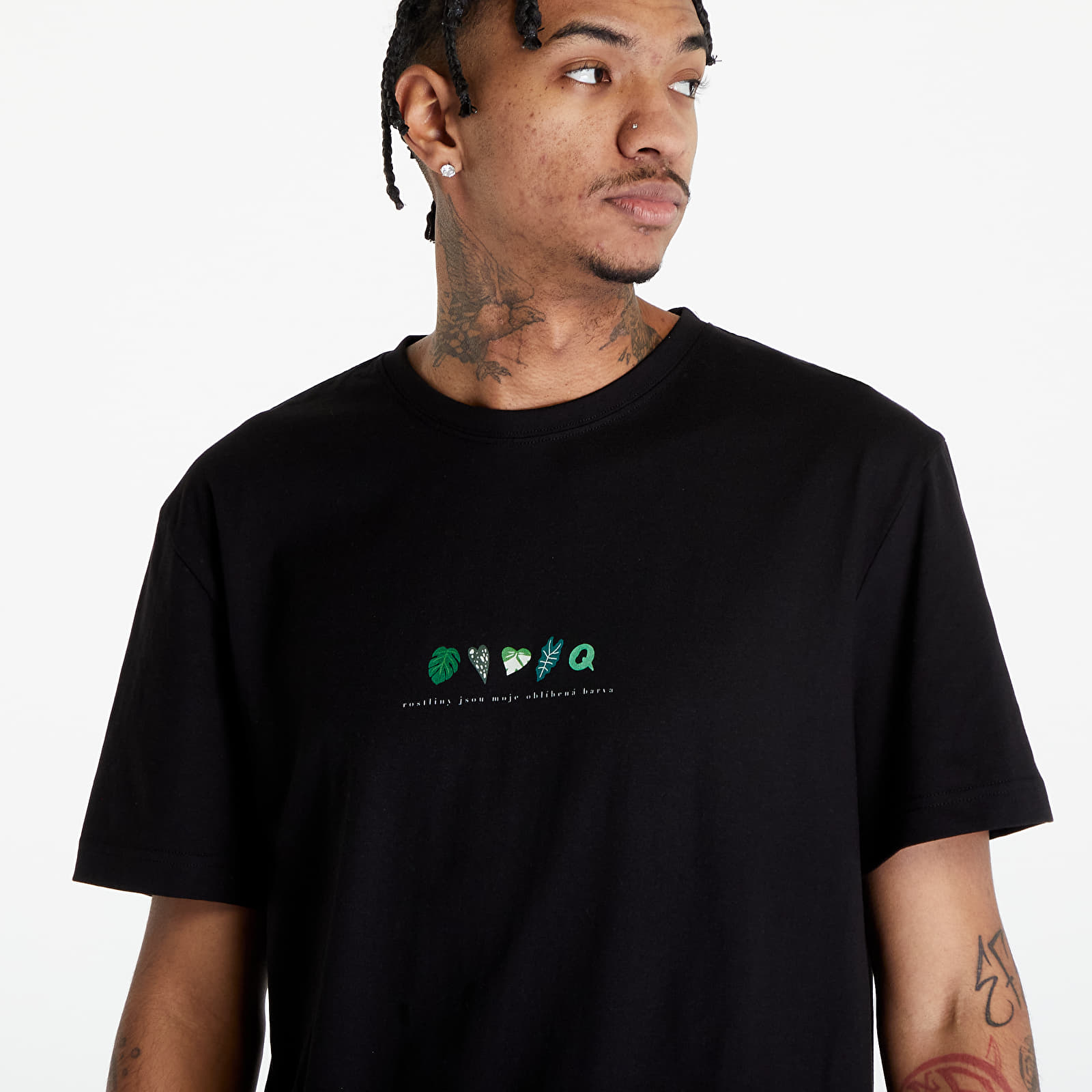 T-Shirts Queens Rostliny Jsou Moje Oblíbená Barva T-Shirt UNISEX Black