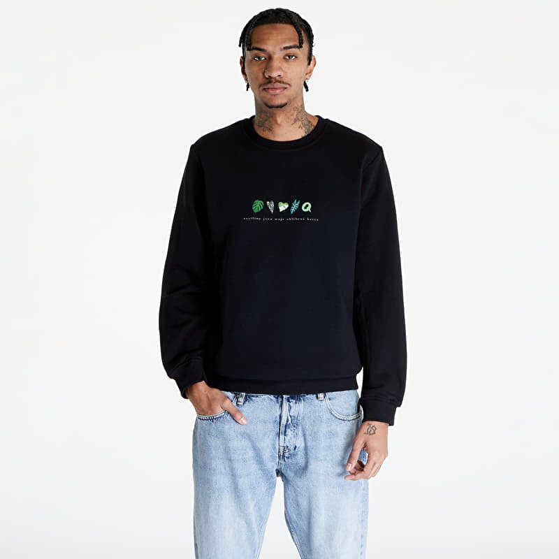 Sweatshirt Queens Rostliny Jsou Moje Oblíbená Barva Crewneck UNISEX Black
