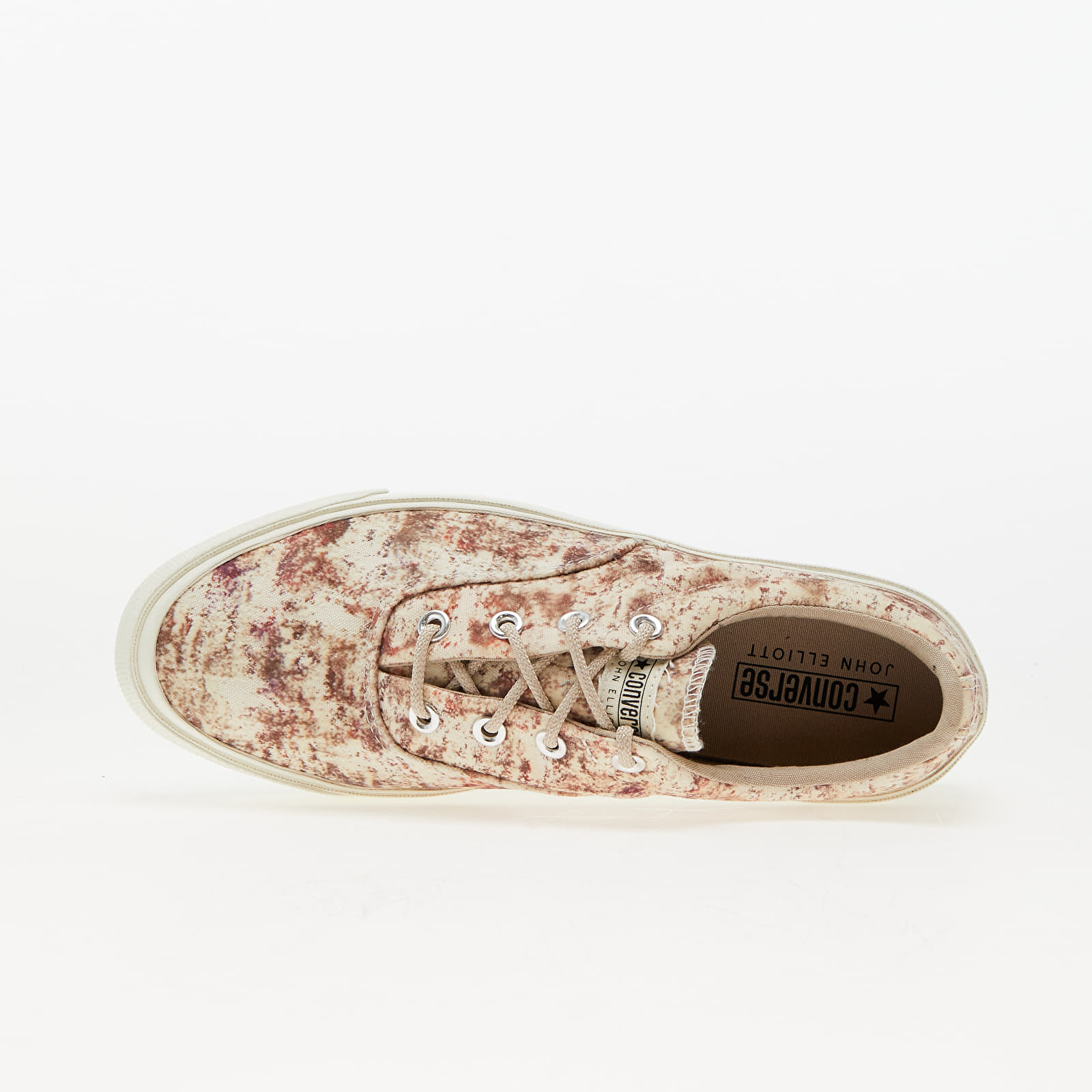 Pánské tenisky a boty Converse John Elliot Skid Grip OX Antique White/ Brown/ Egret