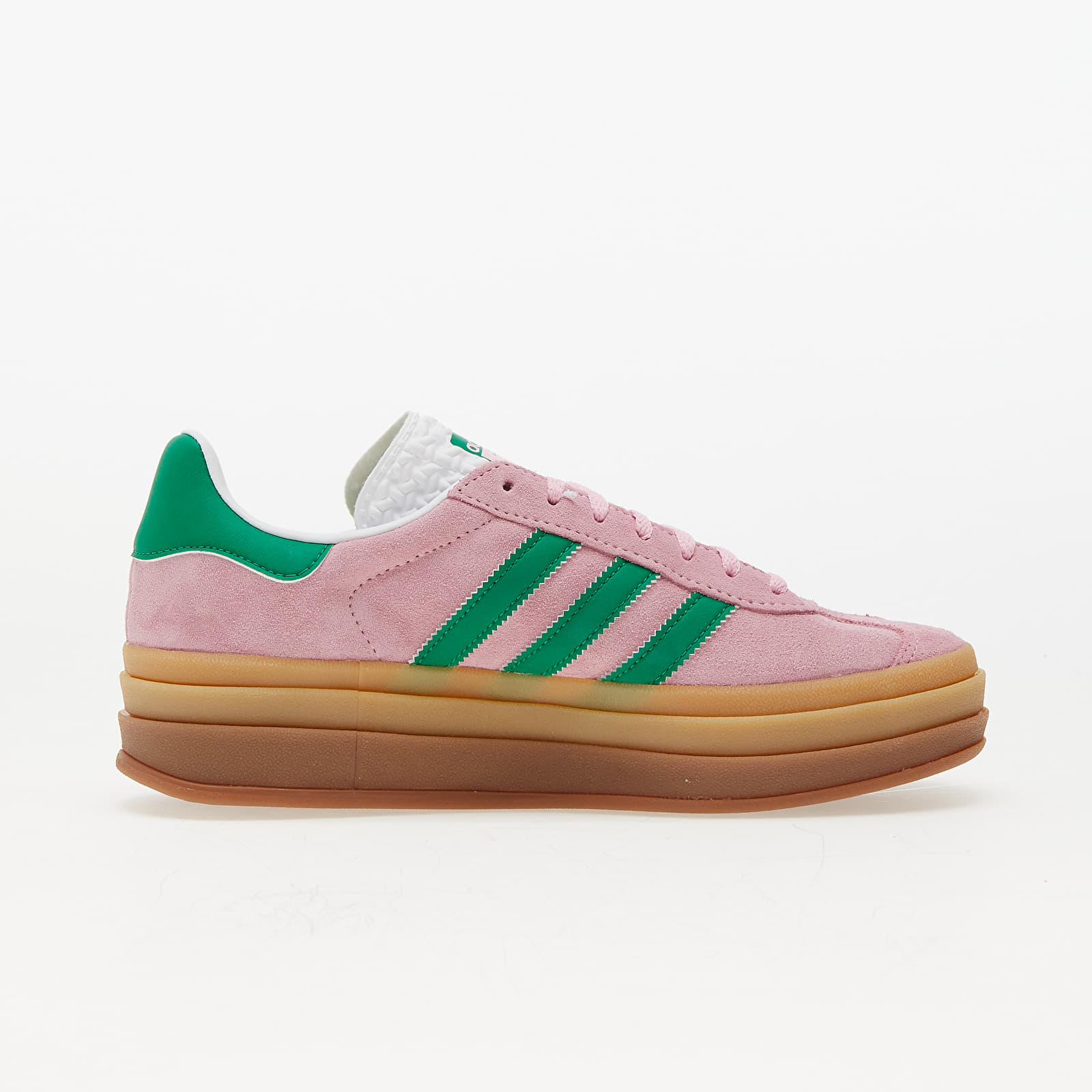 Dámské tenisky a boty adidas Gazelle Bold W True Pink/ Green/ Ftw White