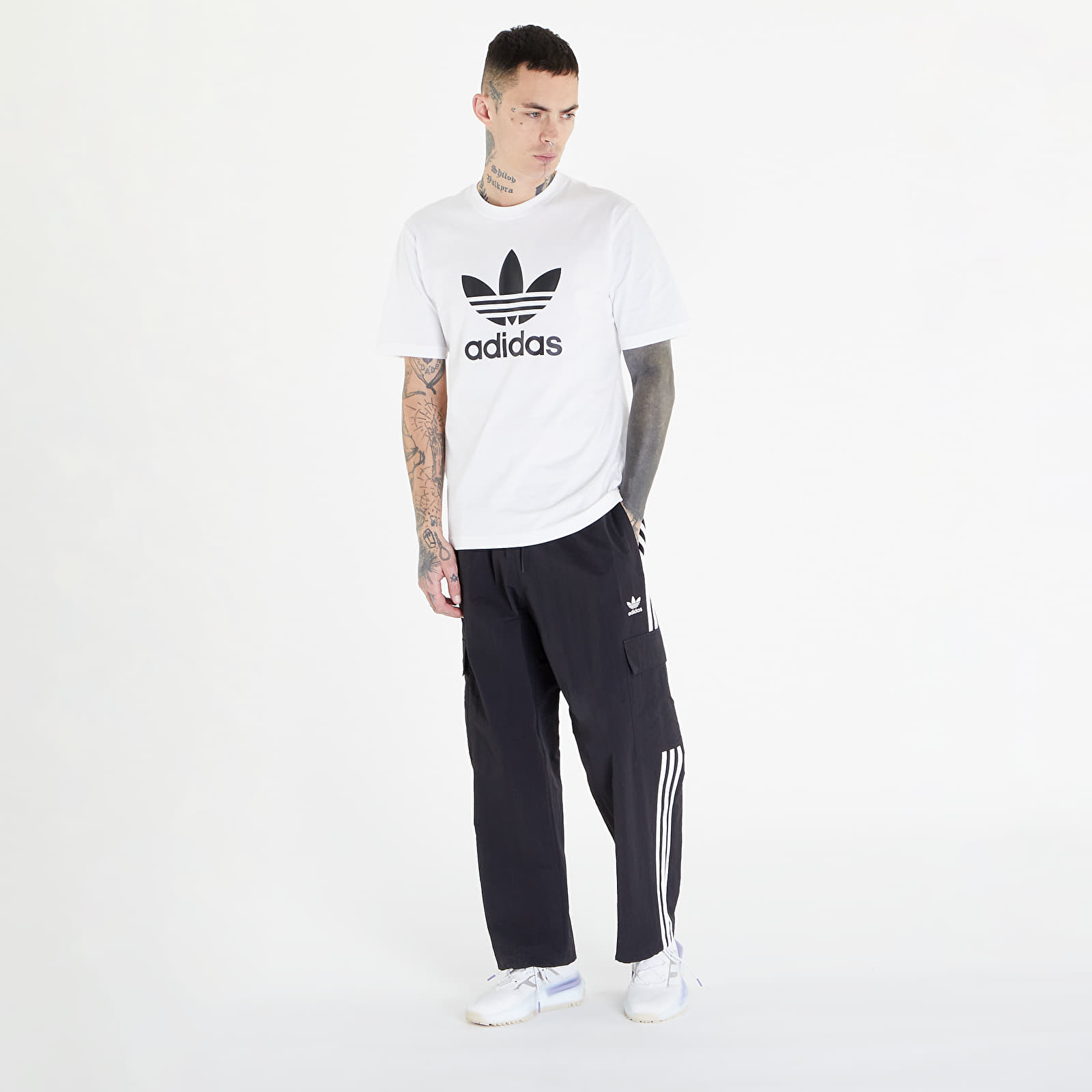 T shirts adidas Trefoil T Shirt White Queens
