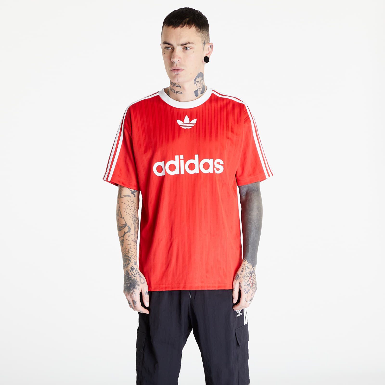 T-shirts adidas Adicolor Poly T Better Scarlet/ White | Queens