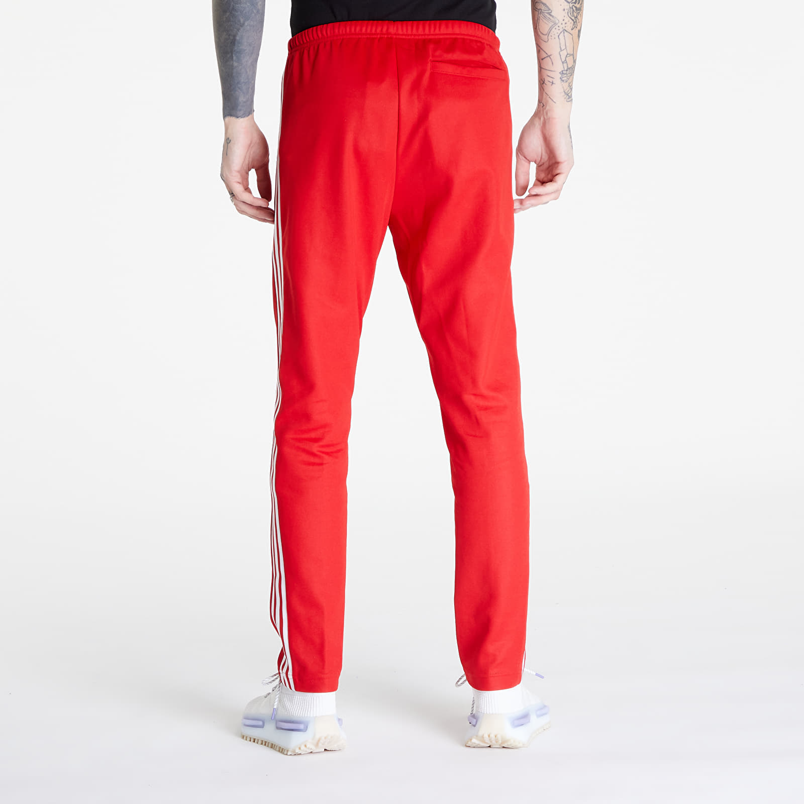 Tepláky adidas Beckenbauer Track Pant Better Scarlet/ White