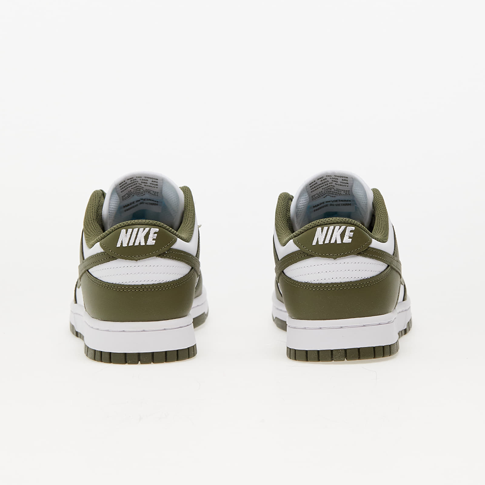 Sieviešu kedas un apavi Nike Dunk Low White/ Medium Olive-White