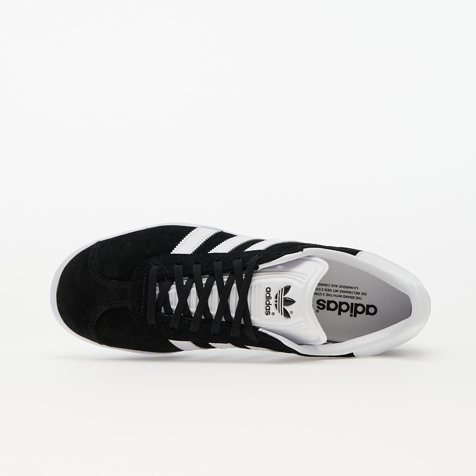 Men's sneakers and shoes adidas Gazelle Core Black/ White/ Gold Metalic