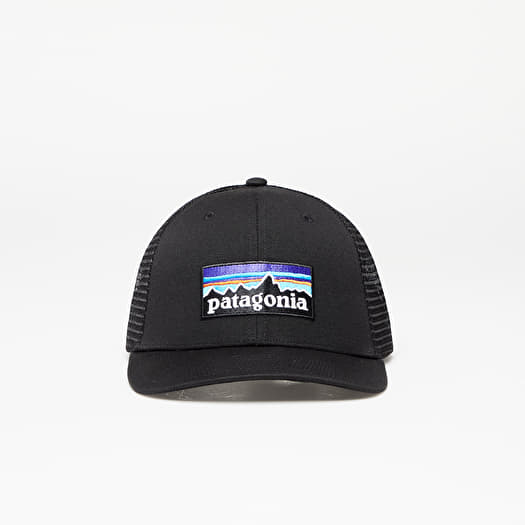 Cap Patagonia P­6 Logo Trucker Hat Black