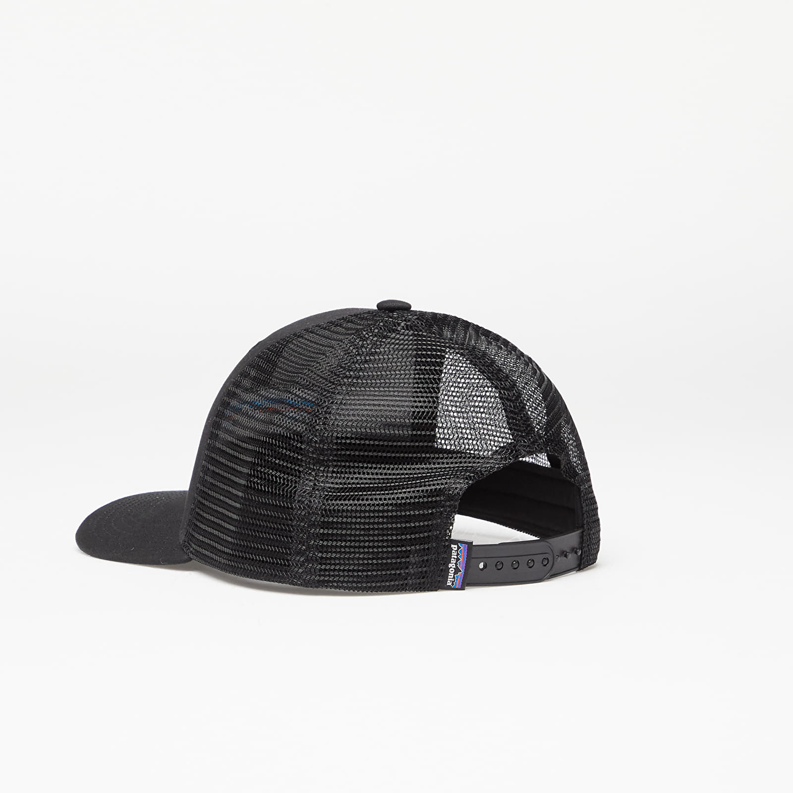 Patagonia black shop trucker hat