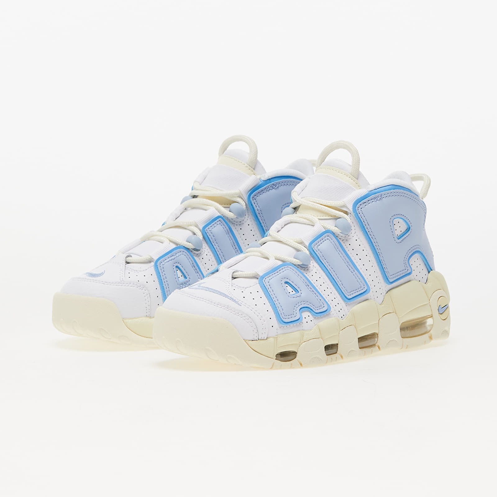 Zapatillas mujer Nike W Air More Uptempo White/ Cobalt Bliss-Alabaster