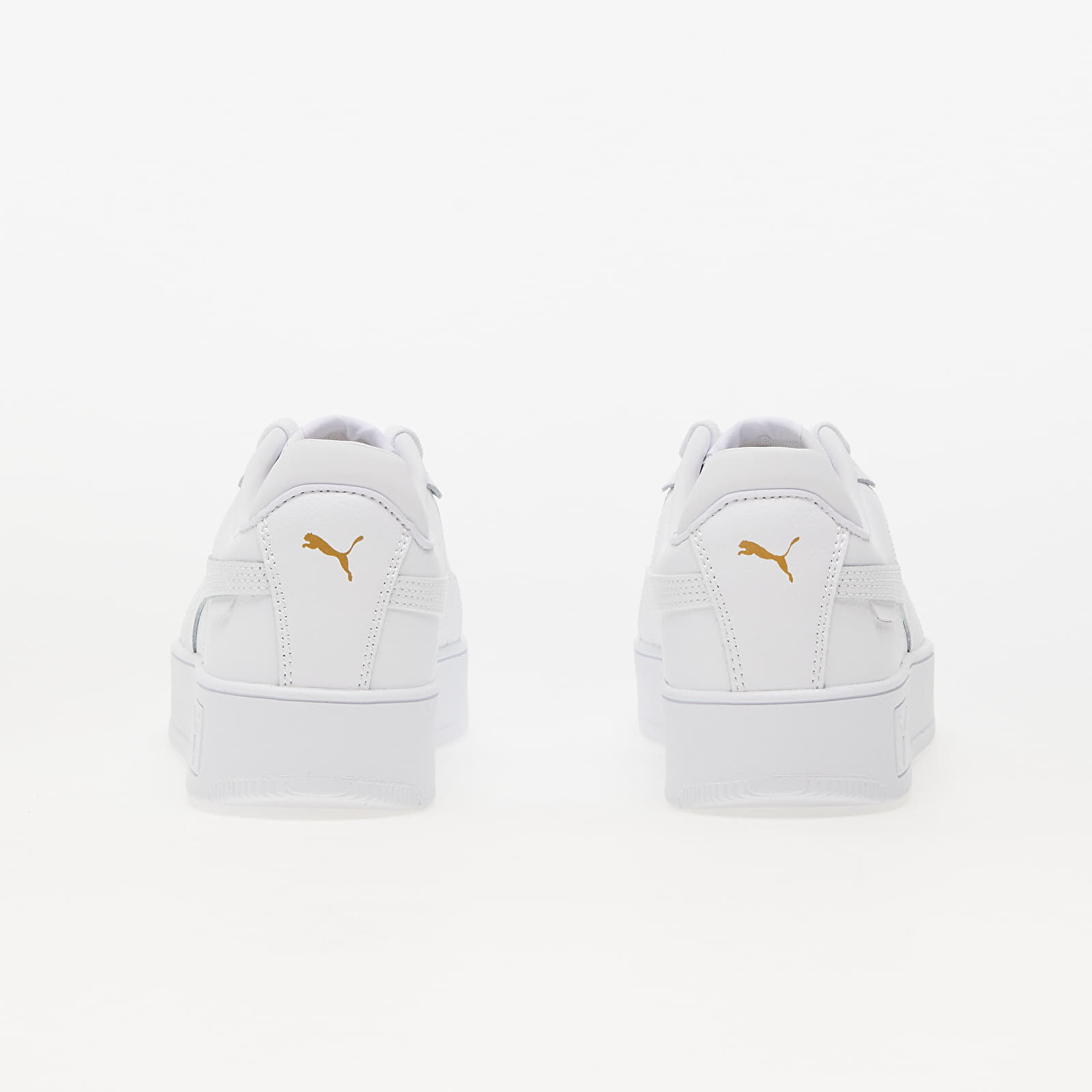 Women's sneakers and shoes Puma Carina Street Puma White-Puma White-Gold