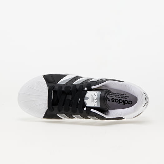 Adidas superstar black white and grey cheap