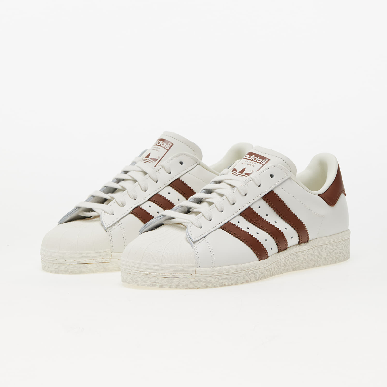 Men s sneakers and shoes adidas Superstar 82 Cloud White Preloveded Brown Off White Queens