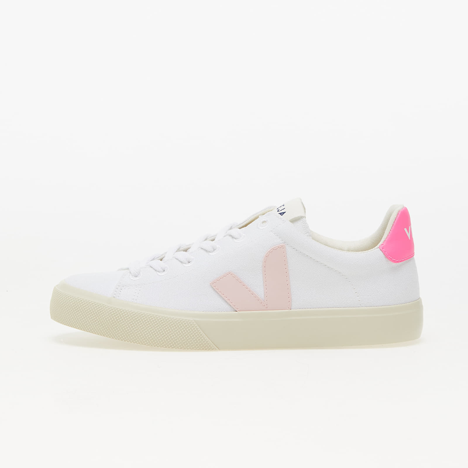 Women's sneakers and shoes Veja Campo Ca Canvas White Petale Sari
