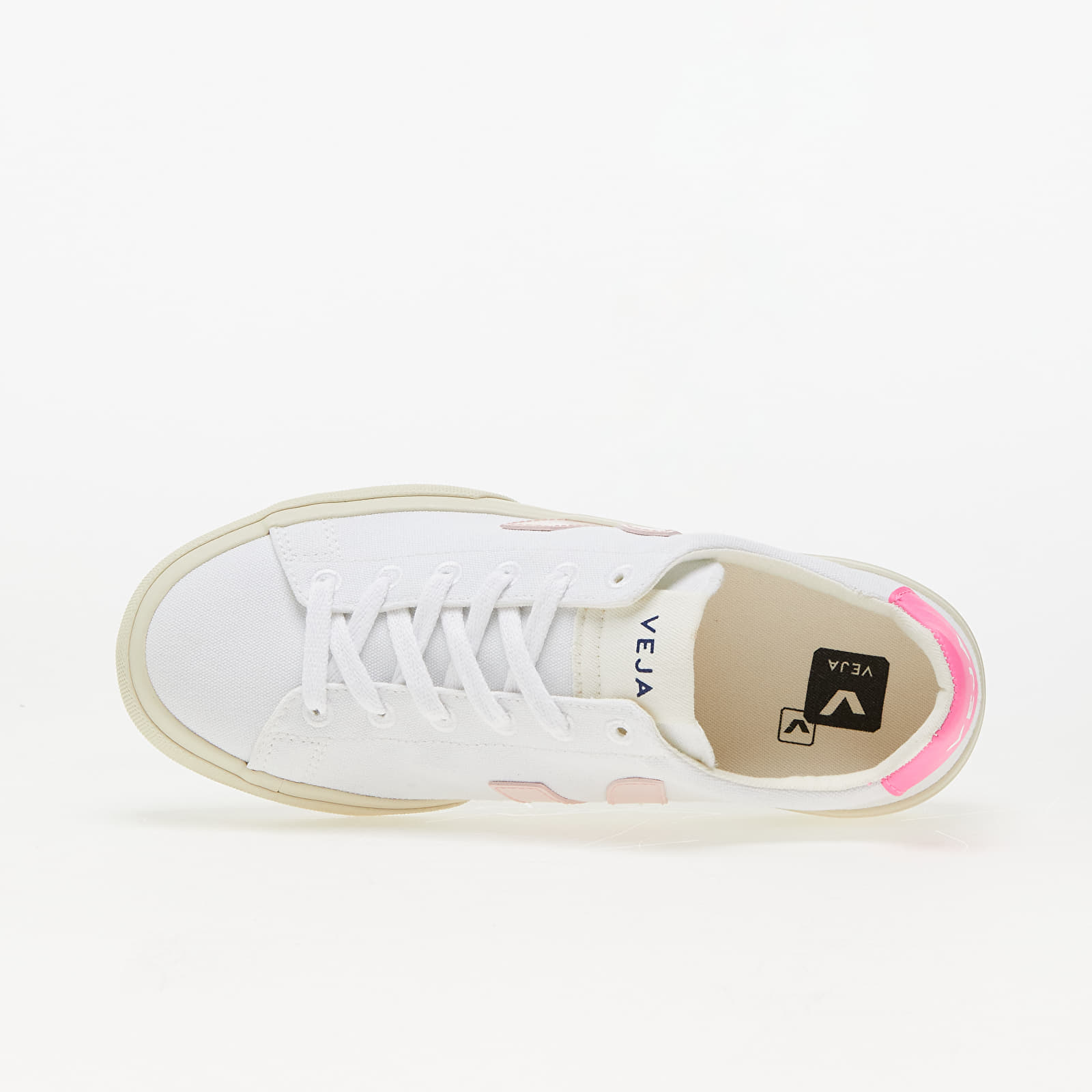 Women's sneakers and shoes Veja Campo Ca Canvas White Petale Sari