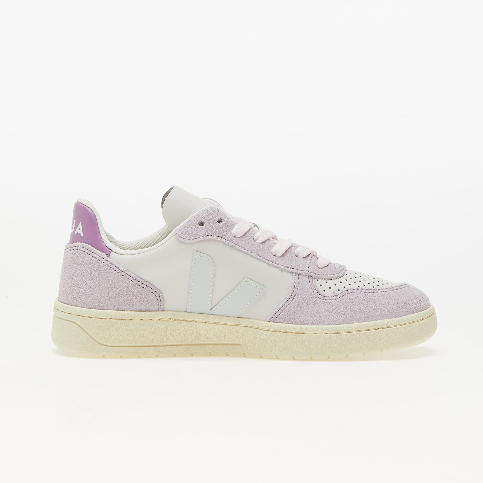 Dámské tenisky a boty Veja W V-10 Leather Gravel Menthol Parme