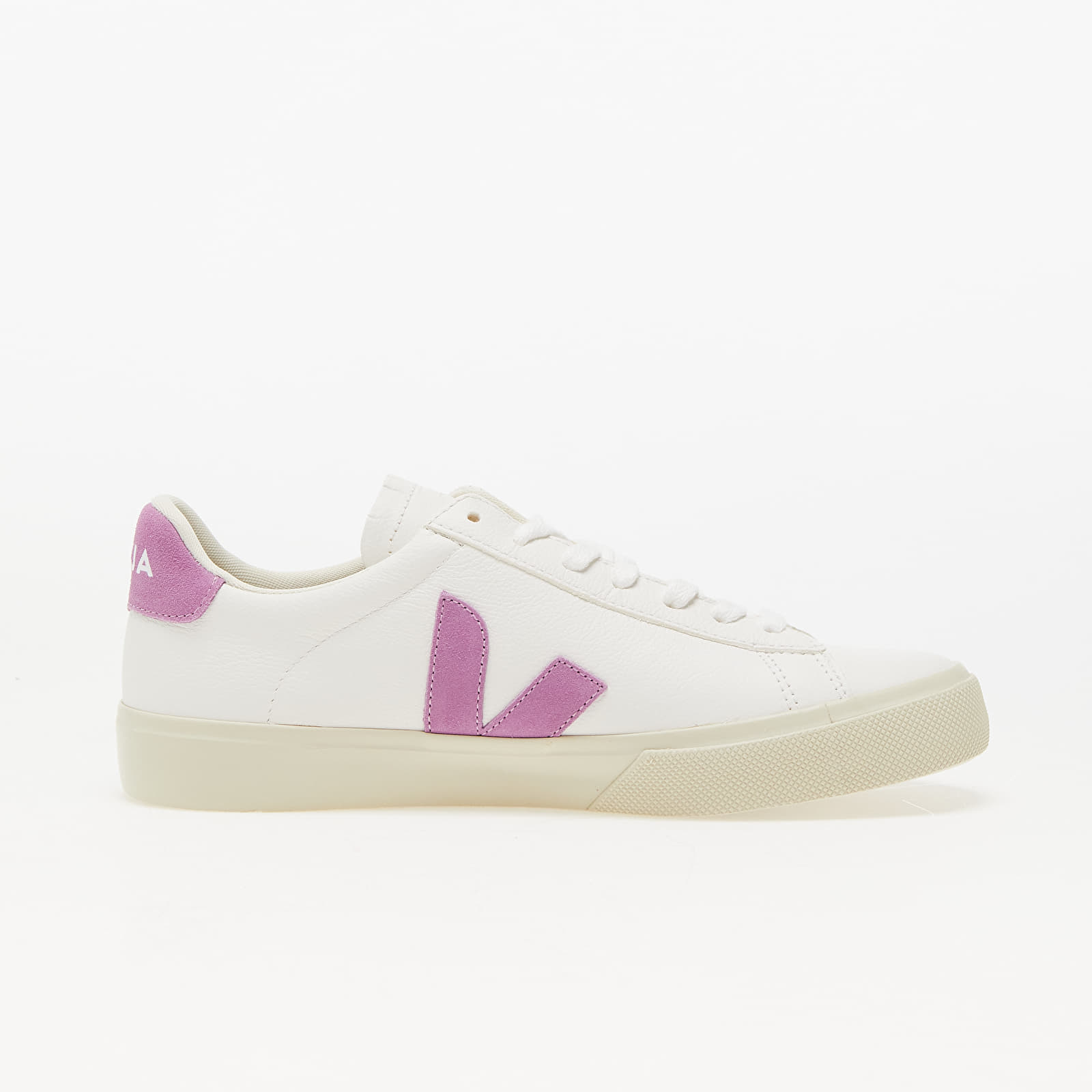 Dámské tenisky a boty Veja W Campo Chromefree Leather White Mulberry