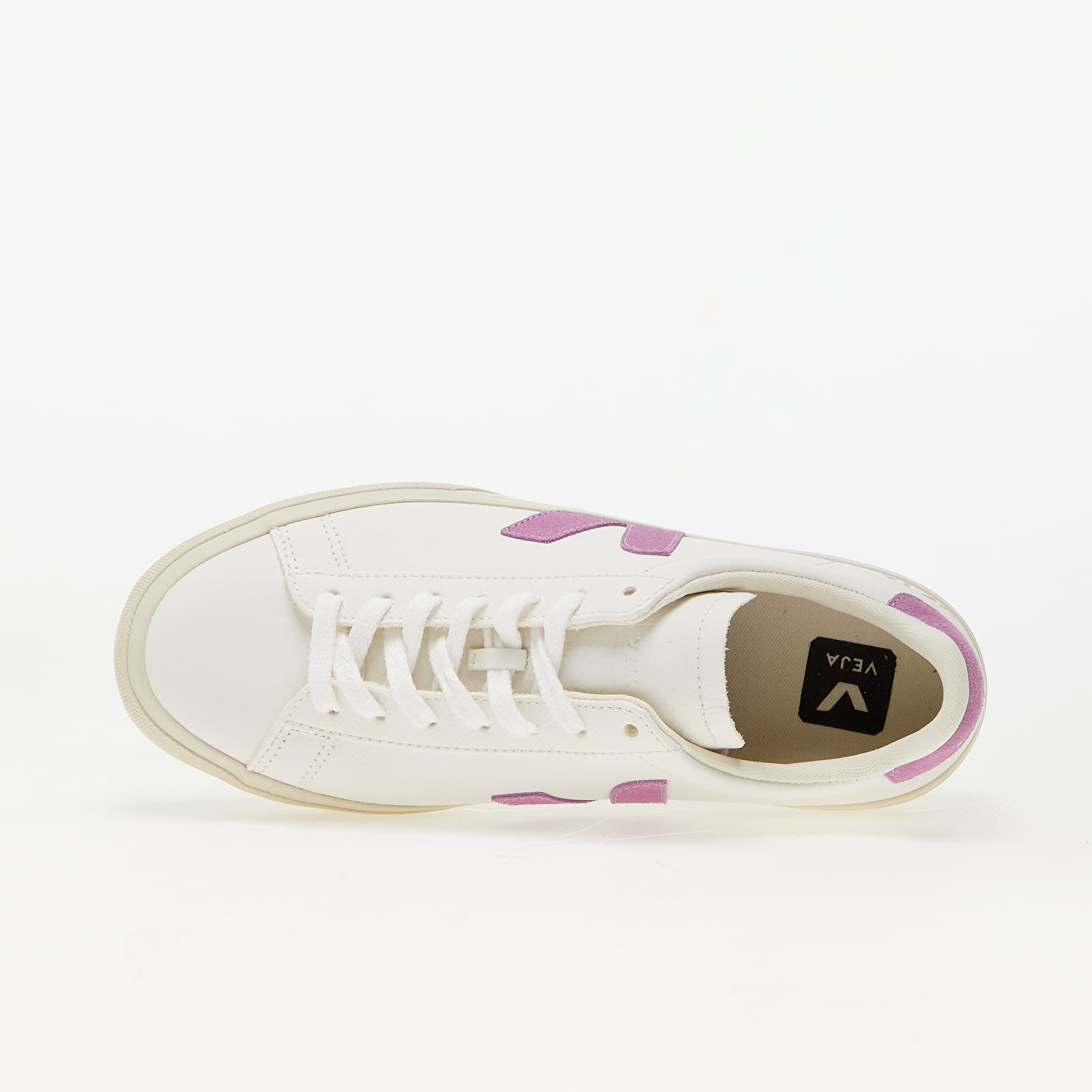 Dámské tenisky a boty Veja W Campo Chromefree Leather White Mulberry