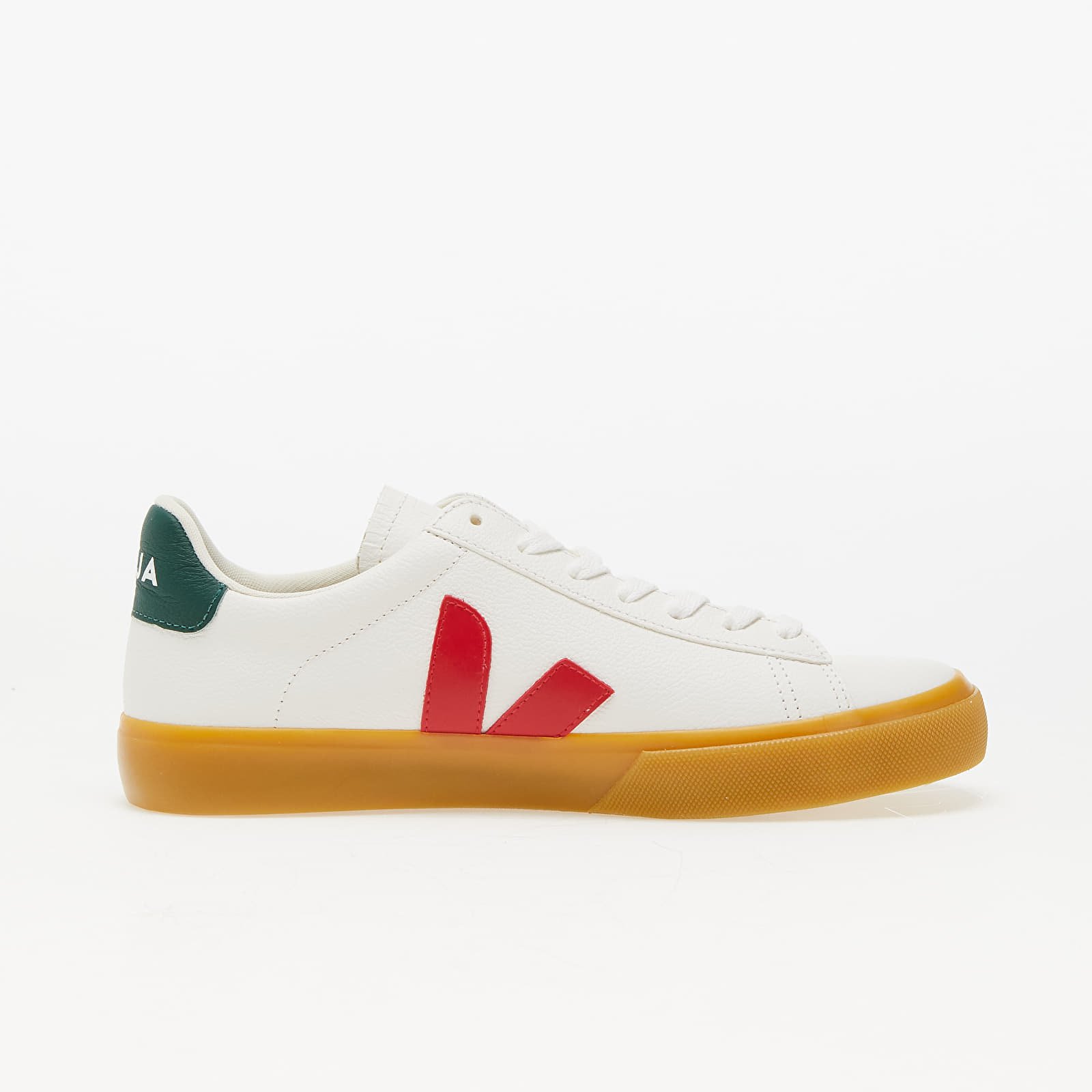 Men's sneakers and shoes Veja Campo Chromefree Leather White Pekin Poker Natural